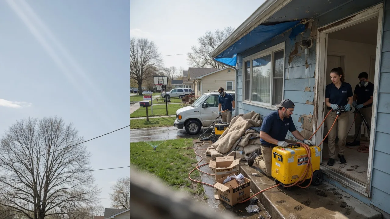 Basement Flood Cleanup in Vandervoort, AR near me